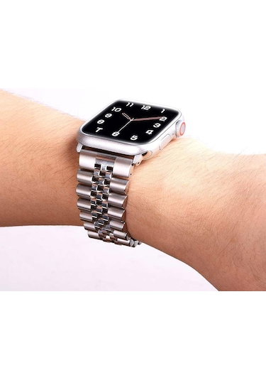 Apple Uyumlu  Watch Metal Kordon Kayış Jubilee Bilezik