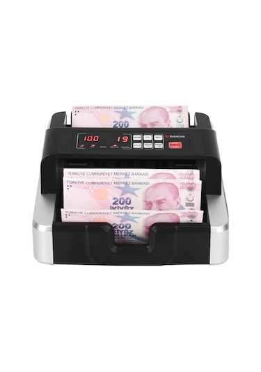 Baove Gb4100 Para Sayma Makinesi Ve Sahte  Para Yakalama - Adet Sayım - Tl - Euro – Usd
