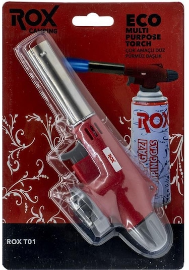Rox Camping T01 Torch Kamp Pürmüz Başlığı (Eco) Kırmızı