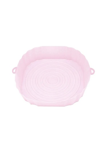 Ulzyvf Silikon Tava Sepeti 4 Adet Renkli Airfryer Astarı Yeniden Kullanılabilir Çok Renkli