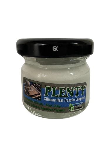 50gr Termal Macun Beyaz Isı Transfer Silikonu 50 Gram Isı İletken Silikon Pasta