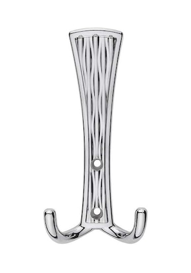 Troy Portmanto Vestiyer Duvar Dolap Elbise Askısı Krom Metal Mobilya Kapı Askılığı Askılık 4 Adet Krom