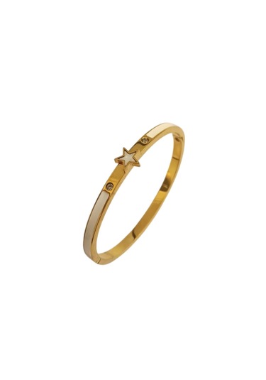 Çocuk Yıldız Figürlü Mineli Çelik Kelepçe 9176 Beyaz