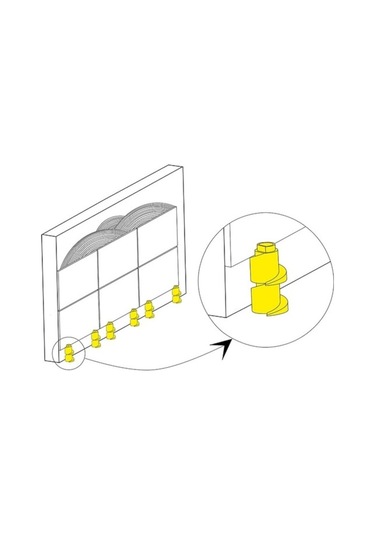 Kristal Akıllı Takoz Seramik Takozu 1 Kutu 24 Adet