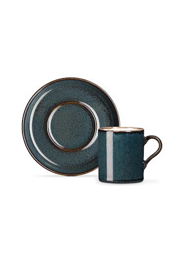 Madame Coco Ramona 2 'li Kahve Fincan Seti Fınc0000000050 90ml-indigo