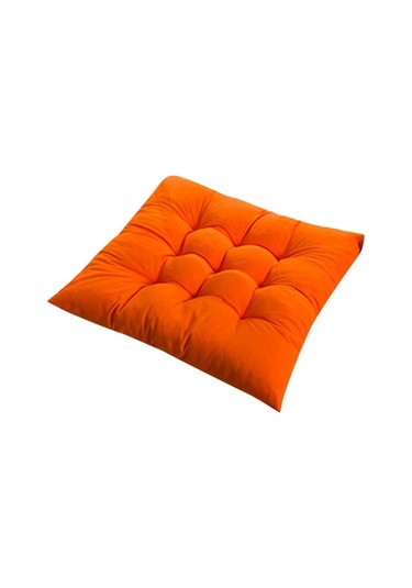 Turuncu Kare Sandalye Minderi Koltuk Minderi Kaymaz Askı Ile Kapalı Ve Açık Kanepe Minderi Yastık Yastık Minder Ev Ofis Araba Için