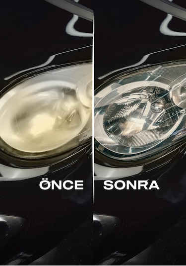 Nasiol Headlight Restorer Nano Seramik Far Yenileme ve Koruma Kiti-3 Yıl Dayanım 10 ML