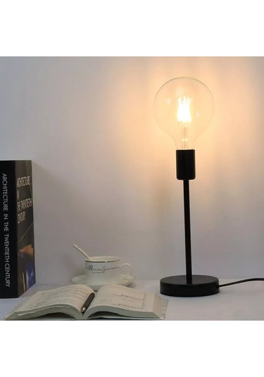 SimaAvize Modern Abajur Siyah