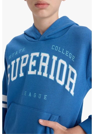 Defacto Erkek Çocuk 2li Takım Baskılı Kapüşonlu Sweatshirt Eşofman Altı D3565a825aube389 Mavi Defacto Erkek Çocuk 2li Takım Baskılı Kapüşonlu Sweatshirt Eşofman Altı D3565a825aube389 Mavi