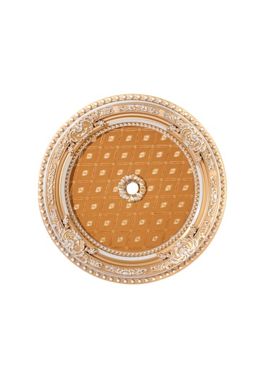 Oval Patina Saray Tavan Göbek 60 cm