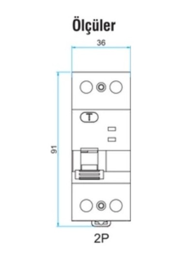 Esem Nora 1x40a 30ma Kaçak Akım Rölesi