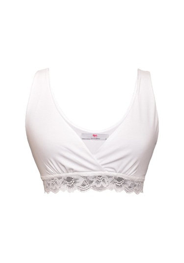 Luvmabelly Myra1862 - Hamile Emzirme Sütyen - Beyaz-beyaz Beyaz