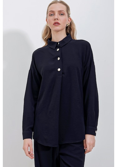 6631 Oversize Alt-üst Takım - Lacivert 6631bgd19-009-14577 001