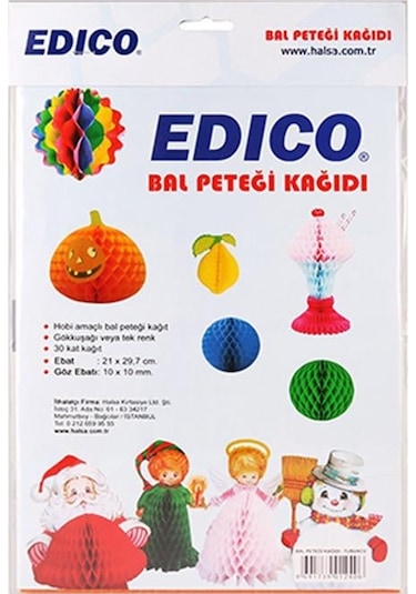 Edico Bal Peteği Kağıdı Açık Yeşil