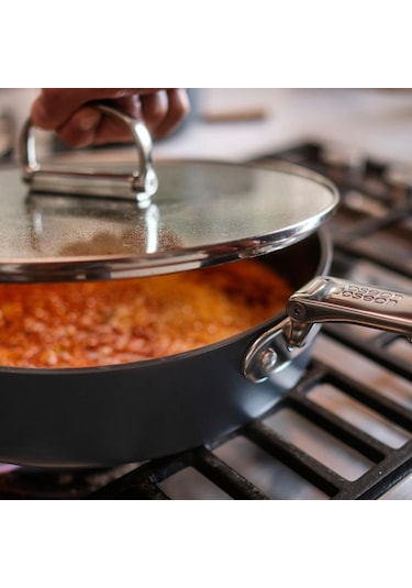 Joseph Joseph Space 28 Cm Kapaklı Sote Tavası Mavi