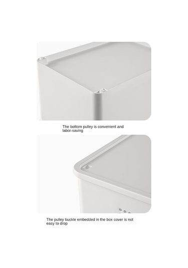 Sones Masaüstü Saklama Kutusu Kozmetik Bitirme Kutusu, Stil: Küçük Kısa Kapaksız Diğer