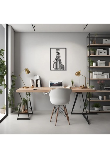 Modern Metal Duvar Sanatı Emekçi Working Man Metal Duvar Tablosu Soyut