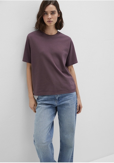 Mavi - Bordo Basic Tişört 1613820-70260 Bordo