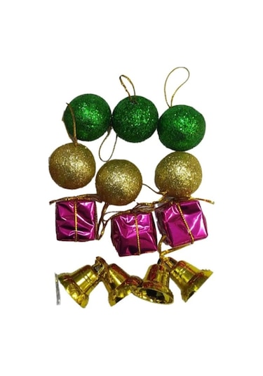 Party Marty Ağaç Süsü Top Hediye Paketi 12li - 3 Paket