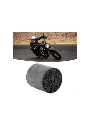 Yunboo Motorsiklet Ekzos Katalizörü, Evrensel Uyumlu, Gürültüyü Azaltır, Pas Koruyucu, 48 50mm, Dayanıklı Demir Yapı