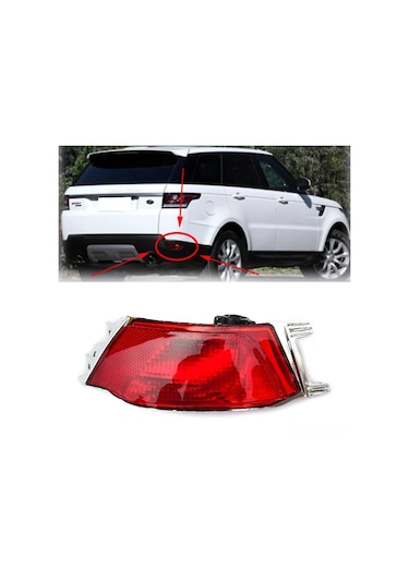 Geeroyoo Range Rover Sport L494 2014-2017 Sağ Arka Sis Lambası - Yedek Parça, Dayanıklı Abs, Kolay Kurulum Lr043983/lr095708