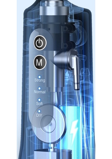 Lichen Taşınabilir Elektrikli Su Diş İpi, Ev Tipi Beyazlatma Su