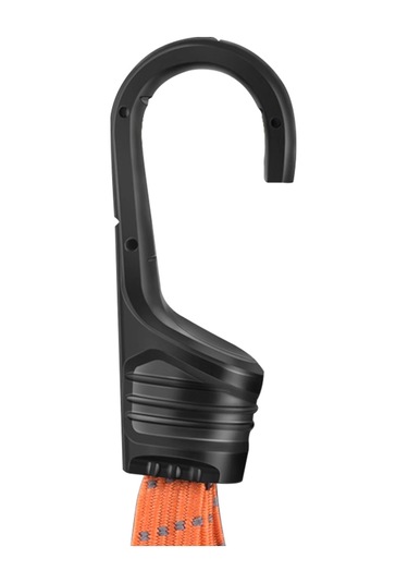 Ranyeek Motorsiklet Kaskı İçin Turuncu Esnek Yansıtan Bağlantı Kordonu, 60 Cm Uzunlukta, 1.5x Genişleme Kabiliyeti, Abs+lastik+nilon Malzeme, 4 Adet