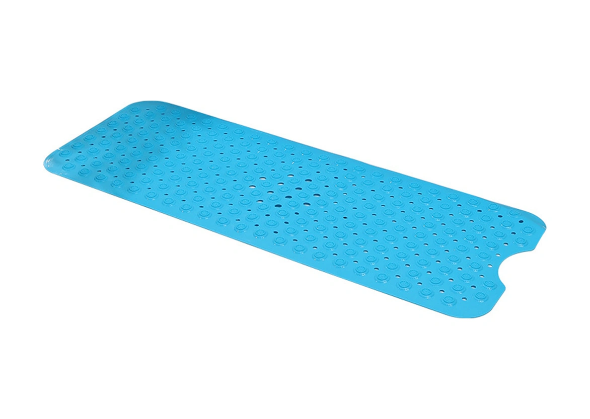 Youmex Mavi Pvc Banyo Yuvarlak Paspas, Suction Cuplı, Dürtüsel Ayak Massage, Yıkanma Yatağı Havuzu Tabanı, Kaymazsız, 46x46cm Diğer