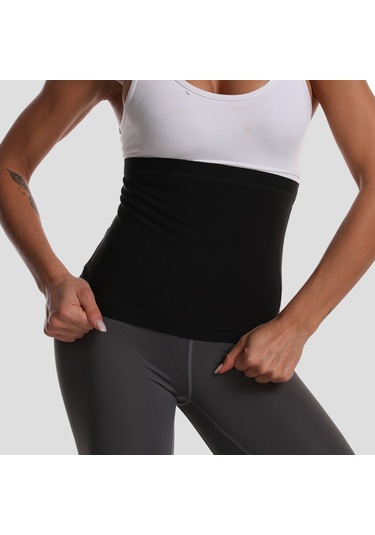 Kangvka Unisex S/m Siyah Bel Daraltıcı: Egzersizde Yağ Yakımı, Postpartum İyileşme Ve Bel Desteği Sağlar SiYAH