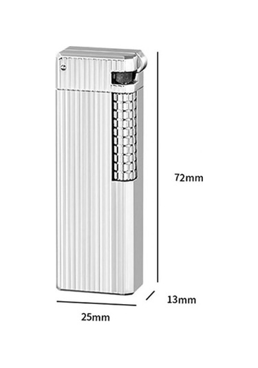 Dunhll Tarz M2 Çarklı Mekanik Çakmak Gümüş