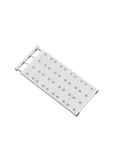Homyl Genişletilebilir Bölücü Giyim Dolap Rafı Mutfak 24cmx60cm Beyaz Diğer