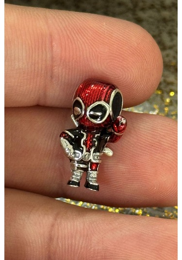 Fubena Deadpool Charm Gümüş