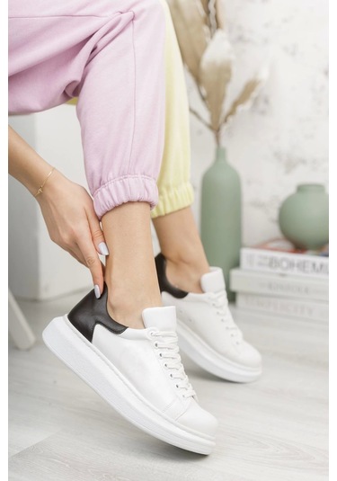 Ch256 Cbt Estrella Kadın Ayakkabı Beyaz/sıyah Çok Renkli