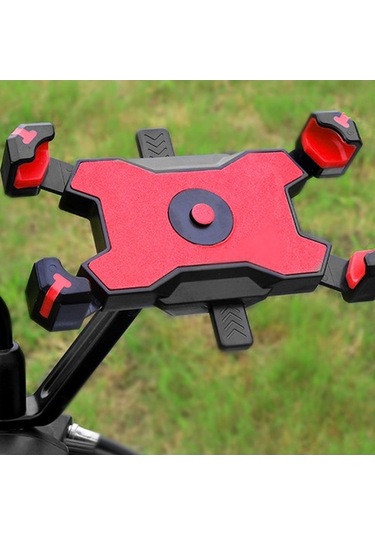 Dancemonkey 360 Derece Dönebilen Hızlı Kilitlemeli Motosiklet Ve Bisiklet Telefon Tutucu - 3.5-6.8 İnç Sarı Sarı