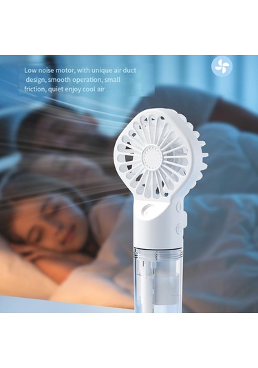 Ambition Taşınabilir El Tipi Fan Su Sisi Fan Öğrenci Yurdu Mini