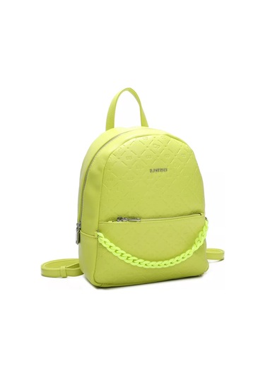 Daniele Patrici Şehir A5 Deri Sırt Çantası 210533435 Açık Yeşil