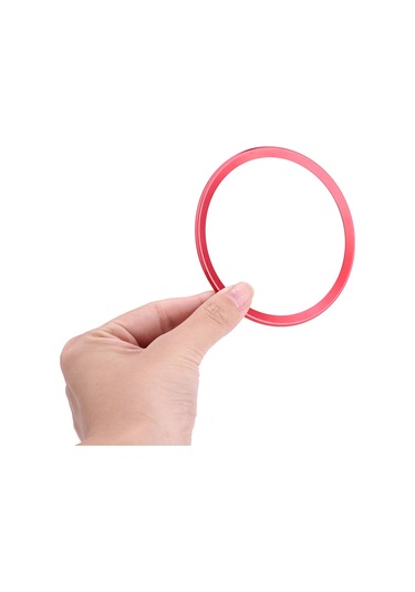 Reedark Audi A1/a3/a4/a5/a6/q3/q5 İçin Kırmızı Alüminyum Direksiyon Çevresi - Dekoratif Ve Dayanıklı İç Döşeme Aksesuarı Kırmızı