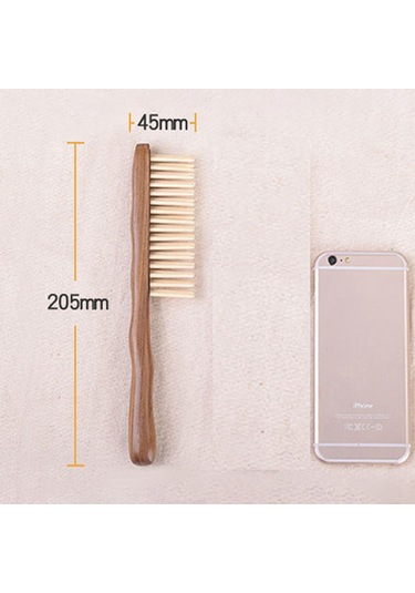 2x Doğal Sandal Ağacı Saç Tarak El Yapımı Ahşap Tarak Dolaşık Açıcı Geniş Diş Tarak Tasarımı