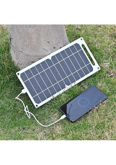 Besthome1 Dream011 6w Solar Şarj Paneli Çift Usb Taşınabilir Güneş Paneli Telefon Power Bank Açık Hava Kamp