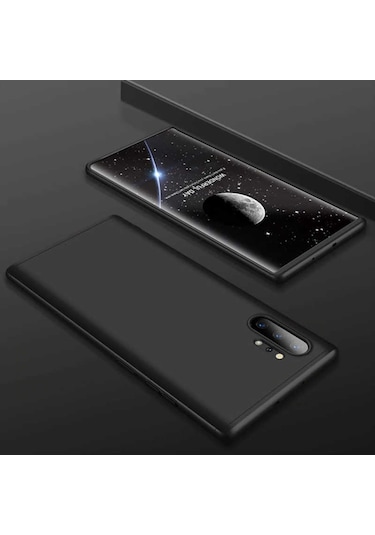 Samsung Uyumlu Galaxy Note 10 Plus Kılıf Zore Ays Kapak-Siyah