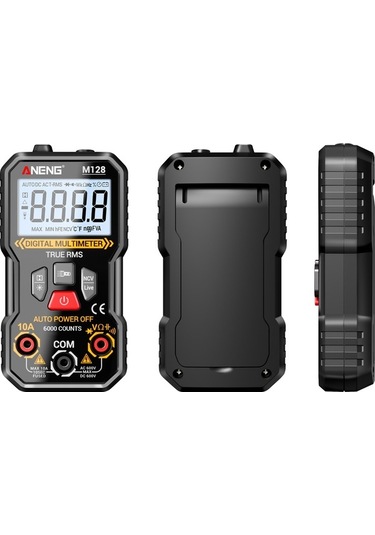 Besthome1 Aneng M128 Dijital Multimetre: 6000 Sayım, Yüksek Hassasiyetli Ak-dc Voltaj, Direnc, Ncv Testeri, Lcd Işık, Veri Tutm