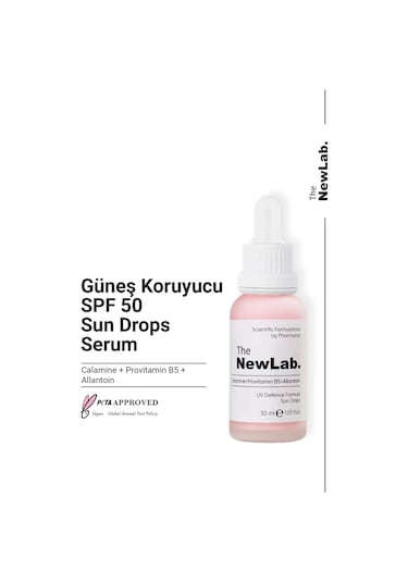 The NewLab Güneş Koruyucu Spf 50 Sun Drops Serum (Uva / Uvb Pa )