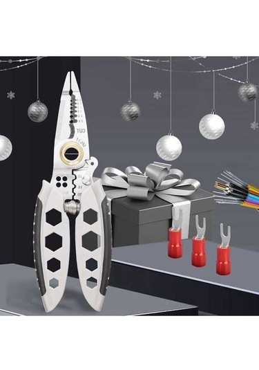 Ebitda 6 Boyutta Altıgen Delikli 7 İnç Kablo Sıyırma Makinesi - Çelik Renk