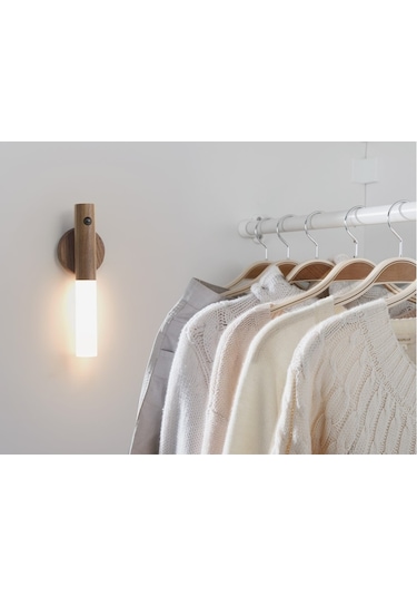 Soulader Şarj Edilebilir Dokunmatik Dokunma Sensörlü Işık Renk Değiştirir Vücut Şekilli Gece Lambası Kahverengi