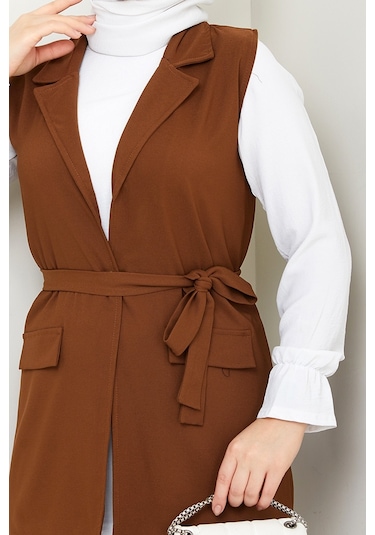 Niyar Yelek Pantolon İkili Takım 1530 - Acı Kahve Acı Kahverengi