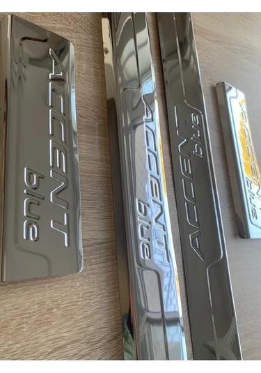 Hyundaı Blue Krom Kapı Eşiği 2011ve Sonrası Blue Yazılı Paslanma