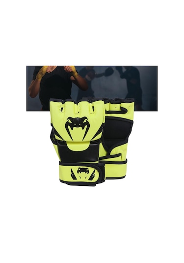 Mma Eldiven Müsabaka Dişlisi Suya Dayanıklı Boks Eldiveni Yetişkinler Için Unisex Bay Bayan Yeşil