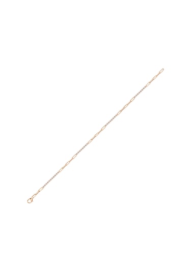 14 Ayar Altın Minimal Ataç Zincir Bileklik, İnce Ve Zarif Kadın Bilekliği Altın