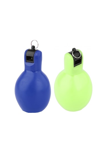 Homyl 2 Parça El Sıkma Düdük Antrenörler Yeşil-ve-mavi Yeşil Ve Mavi