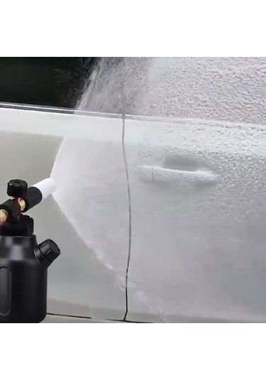 Springsun Yüksek Basınçlı Köpük Tabancası: Ayarlanabilir Nozul + Hızlı Bağlantılı 1/4 Araç Yıkama Seti & Ölçü Kabı